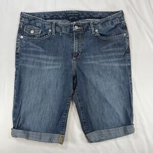 Banana Republic Denim Bermuda Shorts Blue 31 12 Women